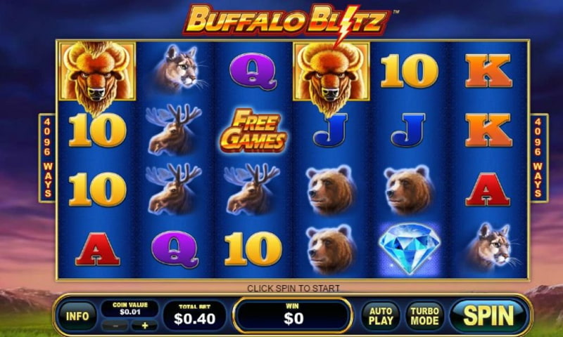 Найкращий автомат казино Buffalo Blitz