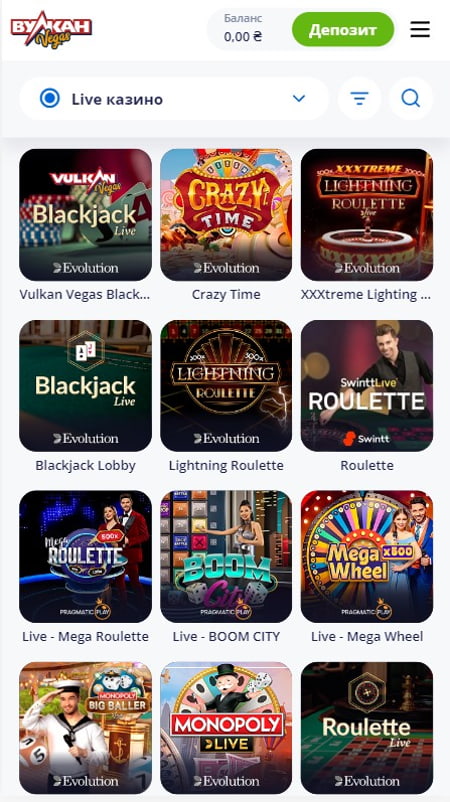 Ігри Live Casino