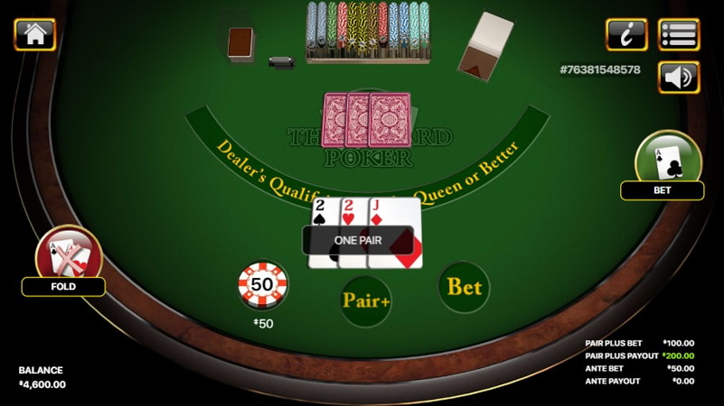 Грати у трьохкартковий покер онлайн