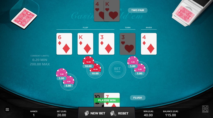 Виграш у Casino Holdem Poker