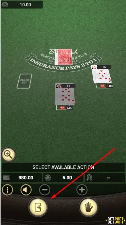 Гра в блекджек: крок 4