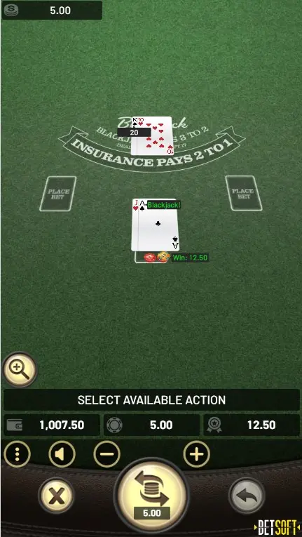 Гра в блекджек: крок 6