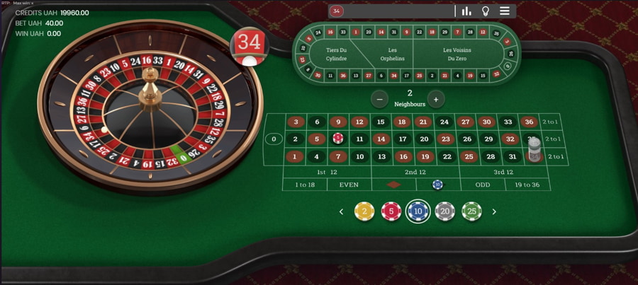 Рулетка онлайн на сайті казино PointLoto1