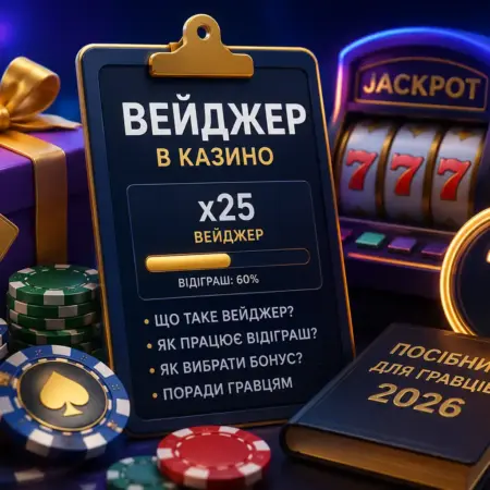 Что такое вейджер в казино: полное руководство по отыгрышу бонусов в 2026 году