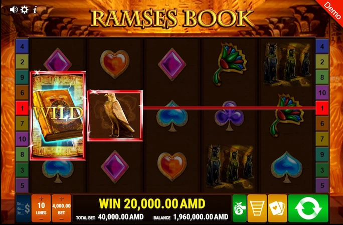 Слот онлайн казино Ramses Book