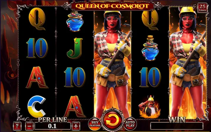 Ігровий слот казино Queen of Cosmolot