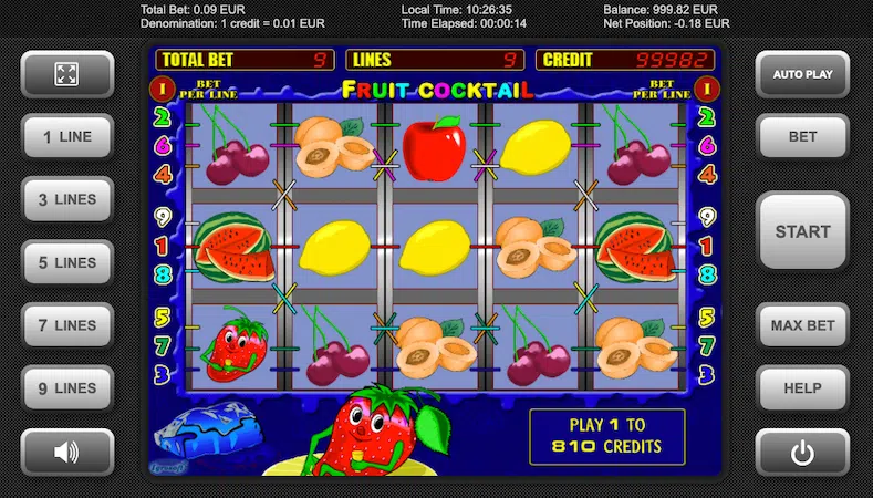 Слот Fruit Cocktail от Igrosoft