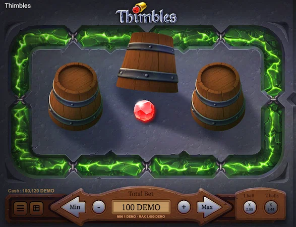 Слот онлайн казино Thimbles
