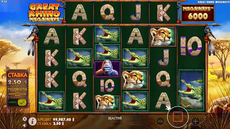 Игра Great Rhino Megaways от Pragmatic Play