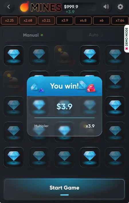 Выигрышная стратегия в слоте Mines