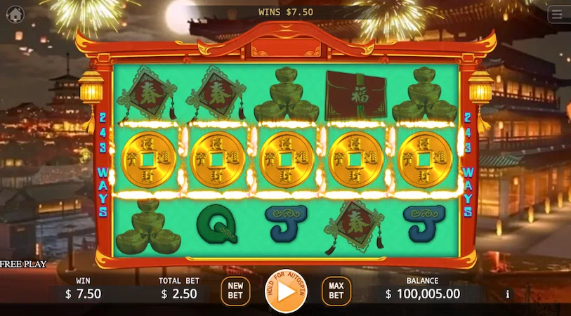 Выигрыш в слоте Year of the Tiger