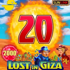 Ігровий автомат Lost in Giza 20