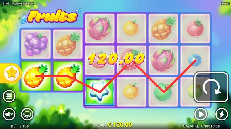 Игровой автомат Fruits от студии Nolimit City