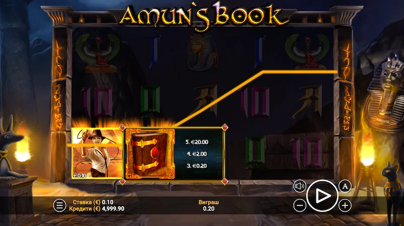Автомат Amuns Book от ZeusPlay