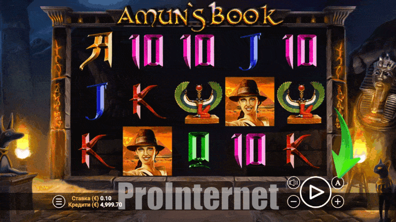Автоигра в слоте Amuns Book