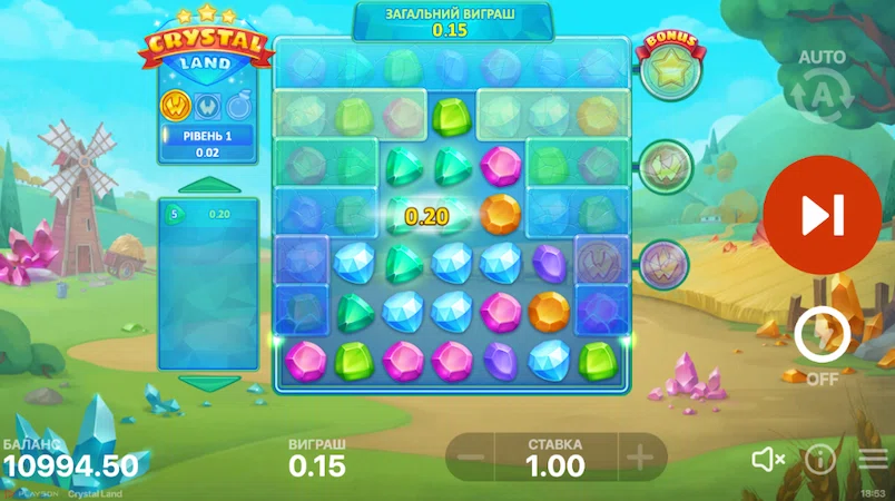 Автомат Crystal Land от Playson