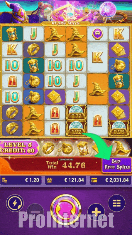 Покупка фриспинов в слоте Alchemy Quest Level Up в слоте Alchemy Quest Level Up