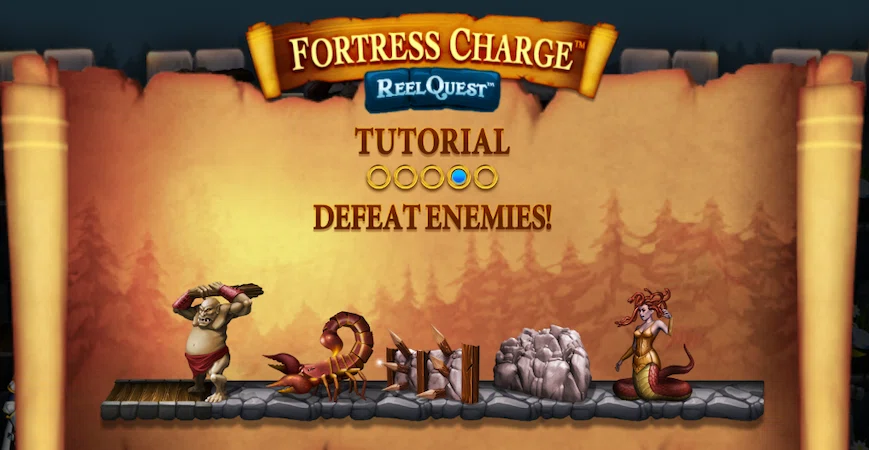 Символы врагов в игре Fortress Charge