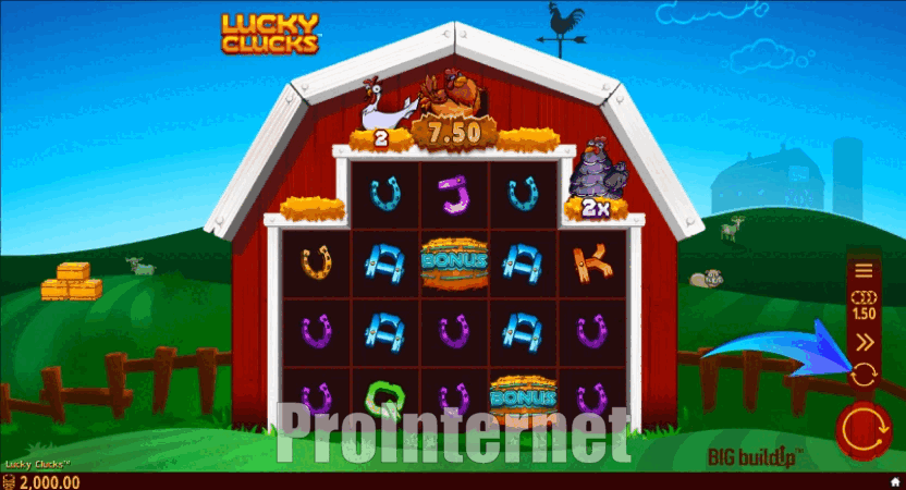 Автоигра в слоте Lucky Clucks
