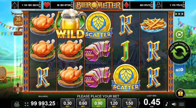 Слот Bier O'Meter от Amusnet