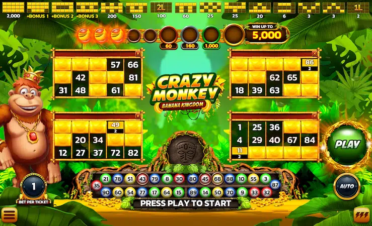 Игровой автомат Crazy Monkey