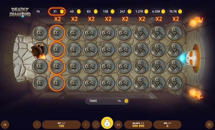 Автомат Deadly Diamond от PoggiPlay