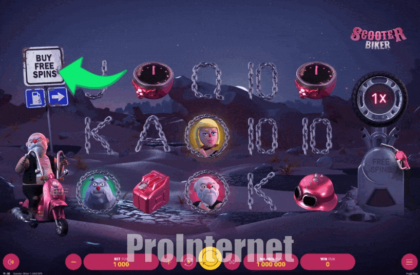 Купить бонус в игре Scooter Biker