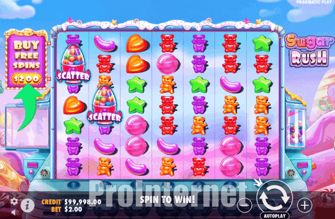 Купить бонус Sugar Rush
