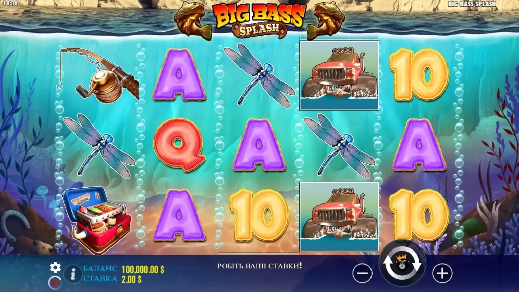Слот Big Bass Splash от Pragmatic Play