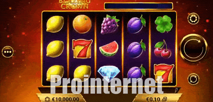 Blazing Crown гиф як грати в авомат