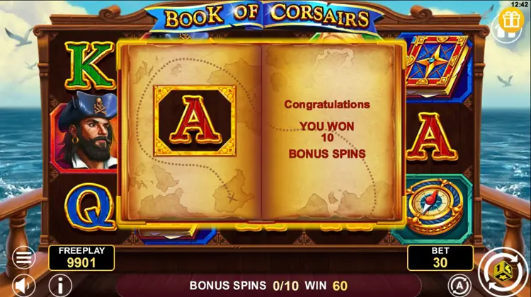 Игровой автомат Book of Corsairs
