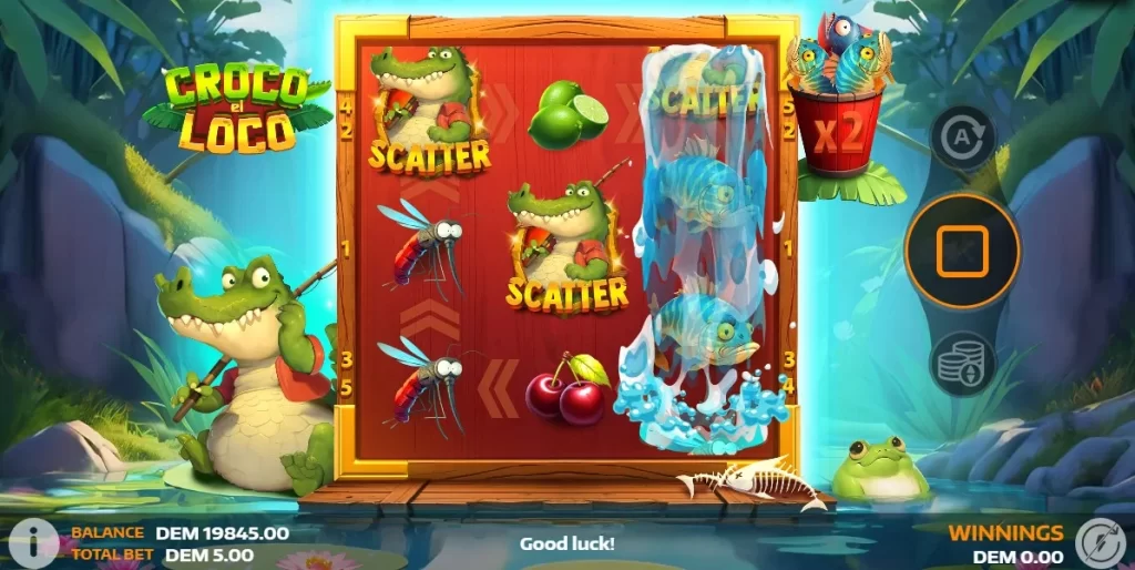 Croco el Loco процесс игры