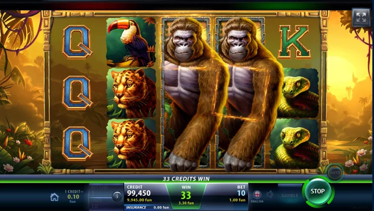 Kong of the Jungle процес гри