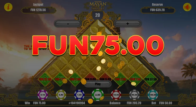 Mayan Gold процес гри