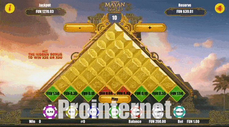 Mayan Gold гиф як грати в автомат