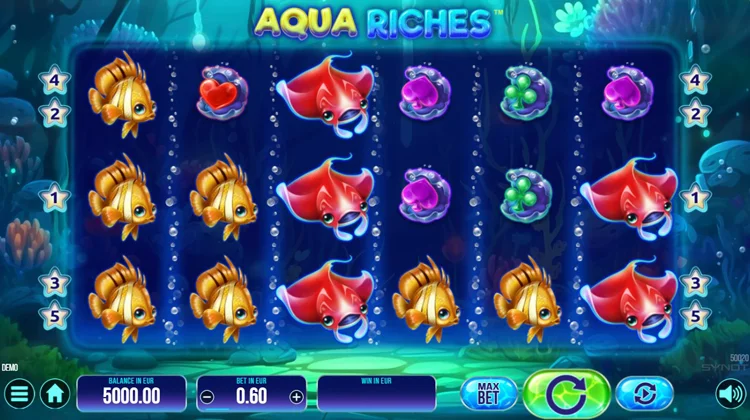 Популярный слот Aqua Riches