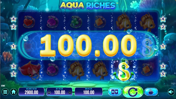 Aqua Riches процесс игры