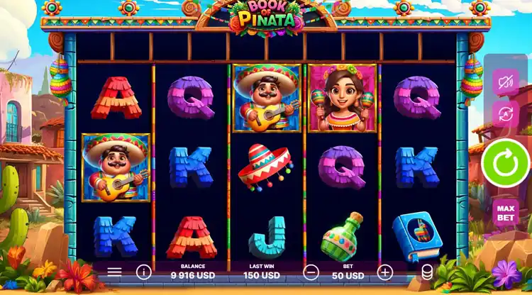 Book of Pinata Популярний слот