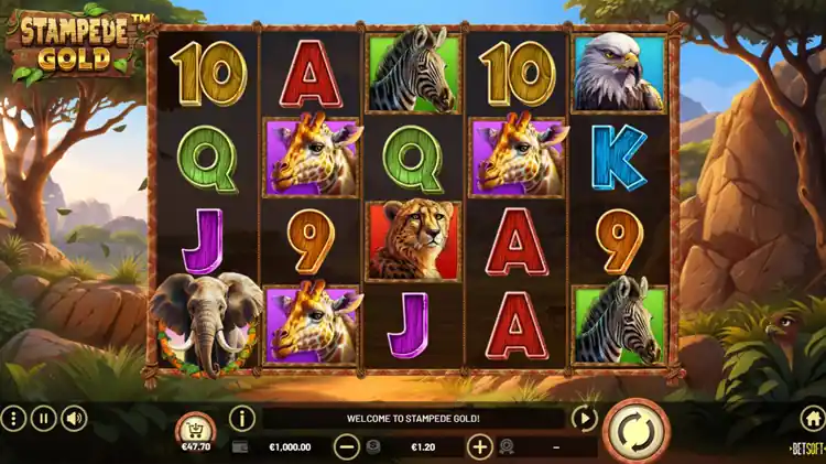 Stampede Gold автомат Betsoft