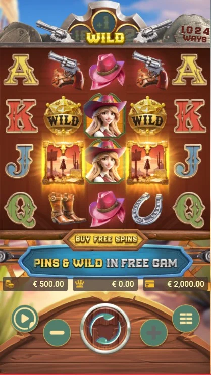 Символи Wild в слоті Gold West