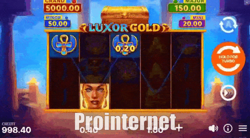 Як грати в Luxor Gold: Hold and Win