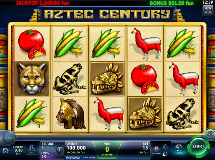 Популярний слот Aztec Century