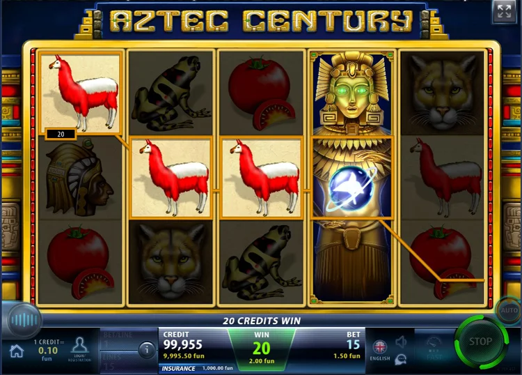 Слот Aztec Century
