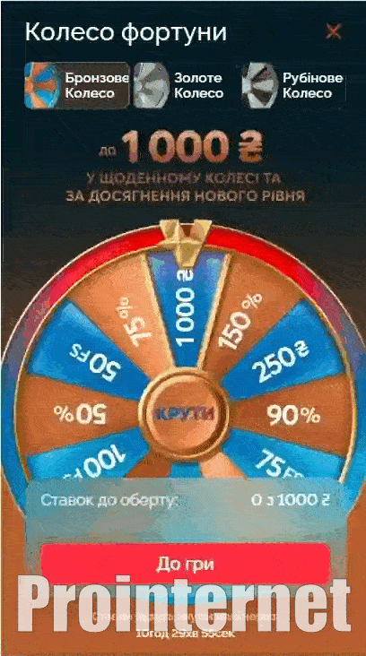 Бонус Vegas Колеса Фортуни