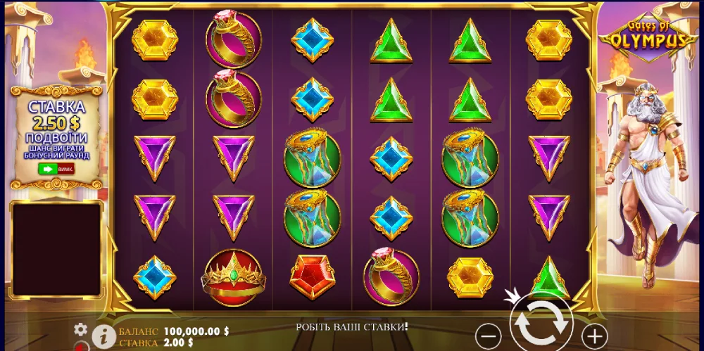 Игровые автоматы без вложений Gates of Olympus
