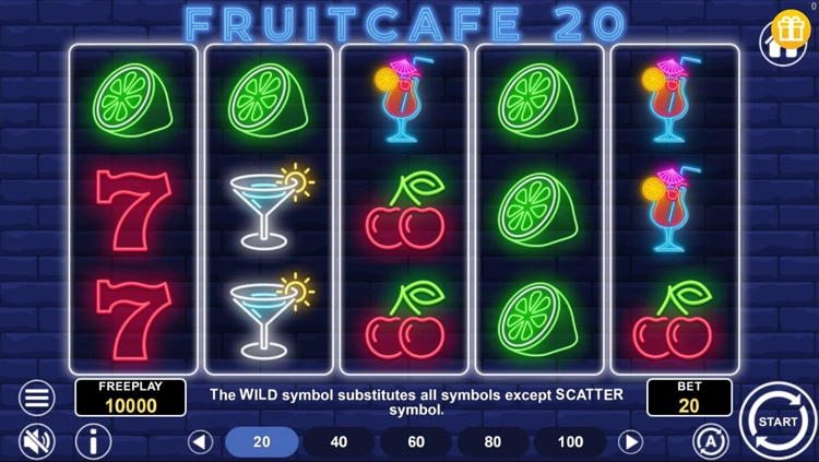 Игровой автомат Fruit Cafe 20