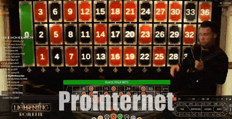 Гра live casino Lightning Roulette
