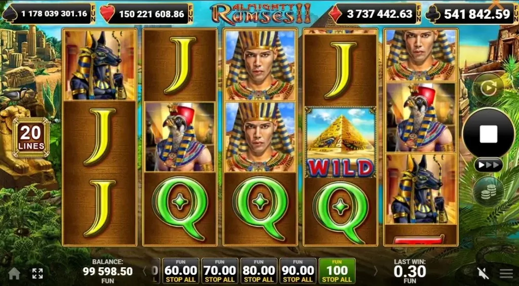 Слот казино Almighty Ramses II