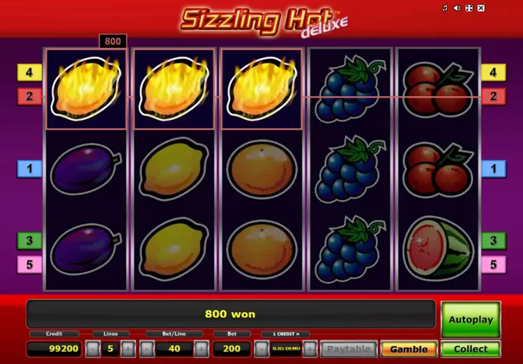 Огляд слота Sizzling Hot Deluxe