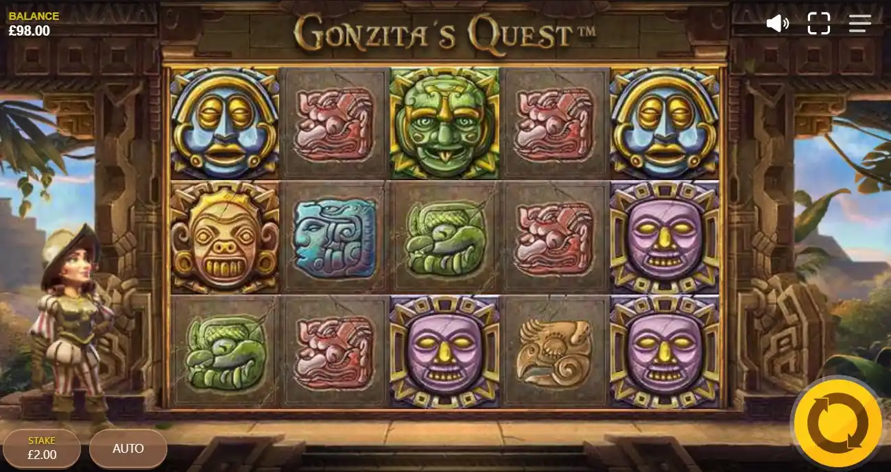 Символи в слоті Gonzita's Quest